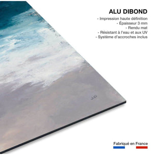 Tableau paysage abstrait Marée du soir Tableau alu Dibond