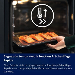 Four encastrable ELECTROLUX EOH4P46BX0 Pyrolyse Chaleur tournante 65L Inox