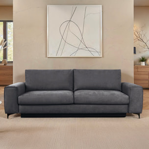 Canapé Velours Droit Fiesole - 3 Places