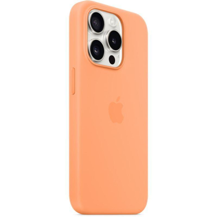 Coque APPLE iPhone 15 Pro MagSafe Sorbet orange