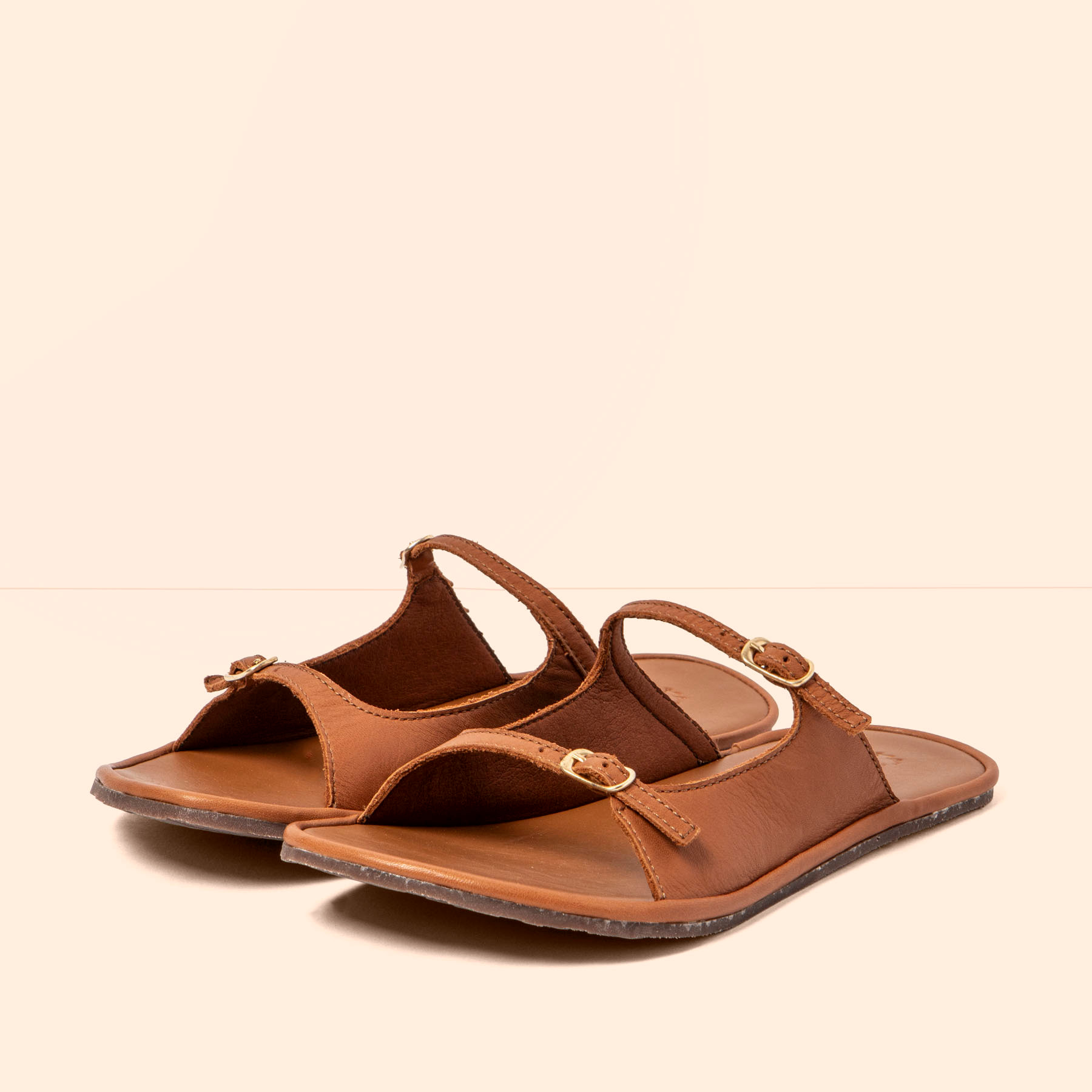 Sandalias N5684 SOFT NAPPA CUERO/ BARE SANDALS color Cuero