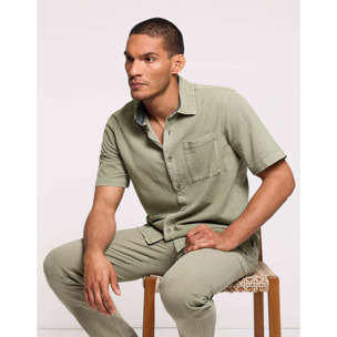 Camisa Manga Corta Caqui - Guatape