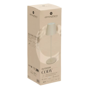 Lampe d'extérieur Cody H37cm argile