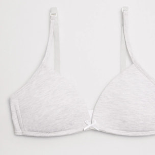 Reggiseno classico coppa A in grigio