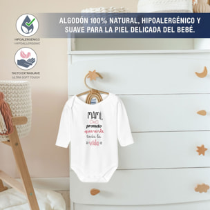 Body bebé manga larga frases americano