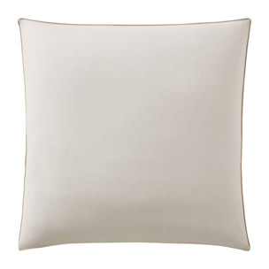 Taie d'oreiller bicolore en coton, BONS JOURS, Beige Sable/ Beige Crème