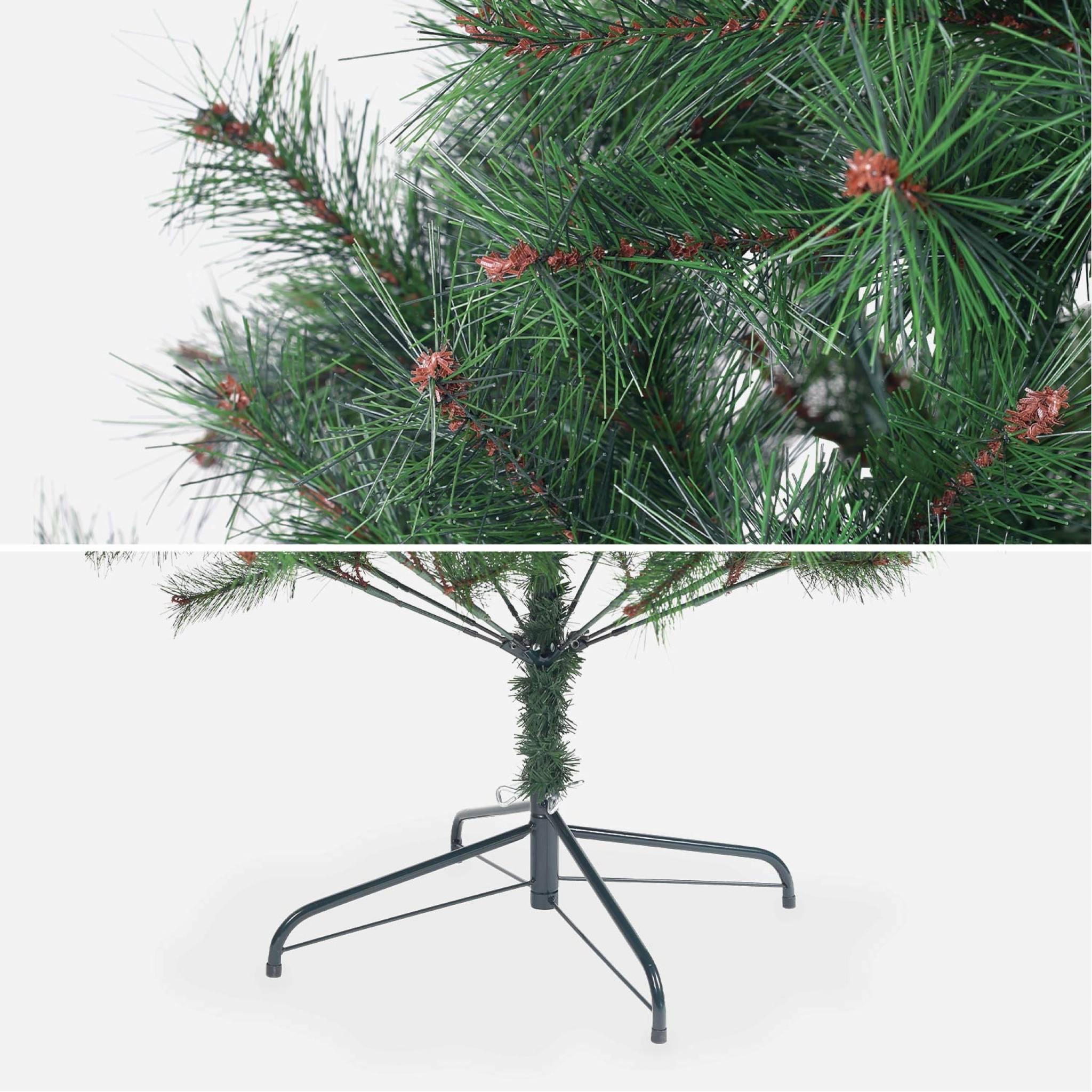 sweeek Sapin de Noël artificiel de 180cm Hinton dense et touffu