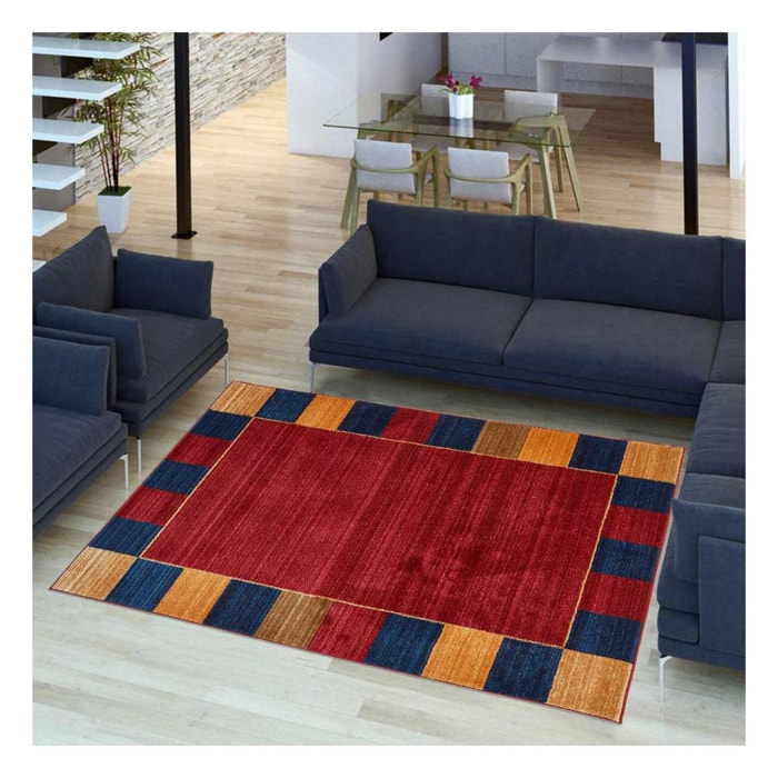 Tapis salon et chambre tissé motif simple MEBO