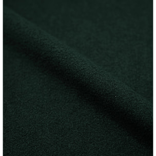 Lot de 2 chaises vertes en tissu bouclette et pied en métal - Groom