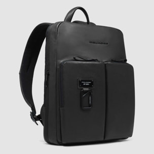 Piquadro Zaino uomo sottile porta pc 14", espandibile