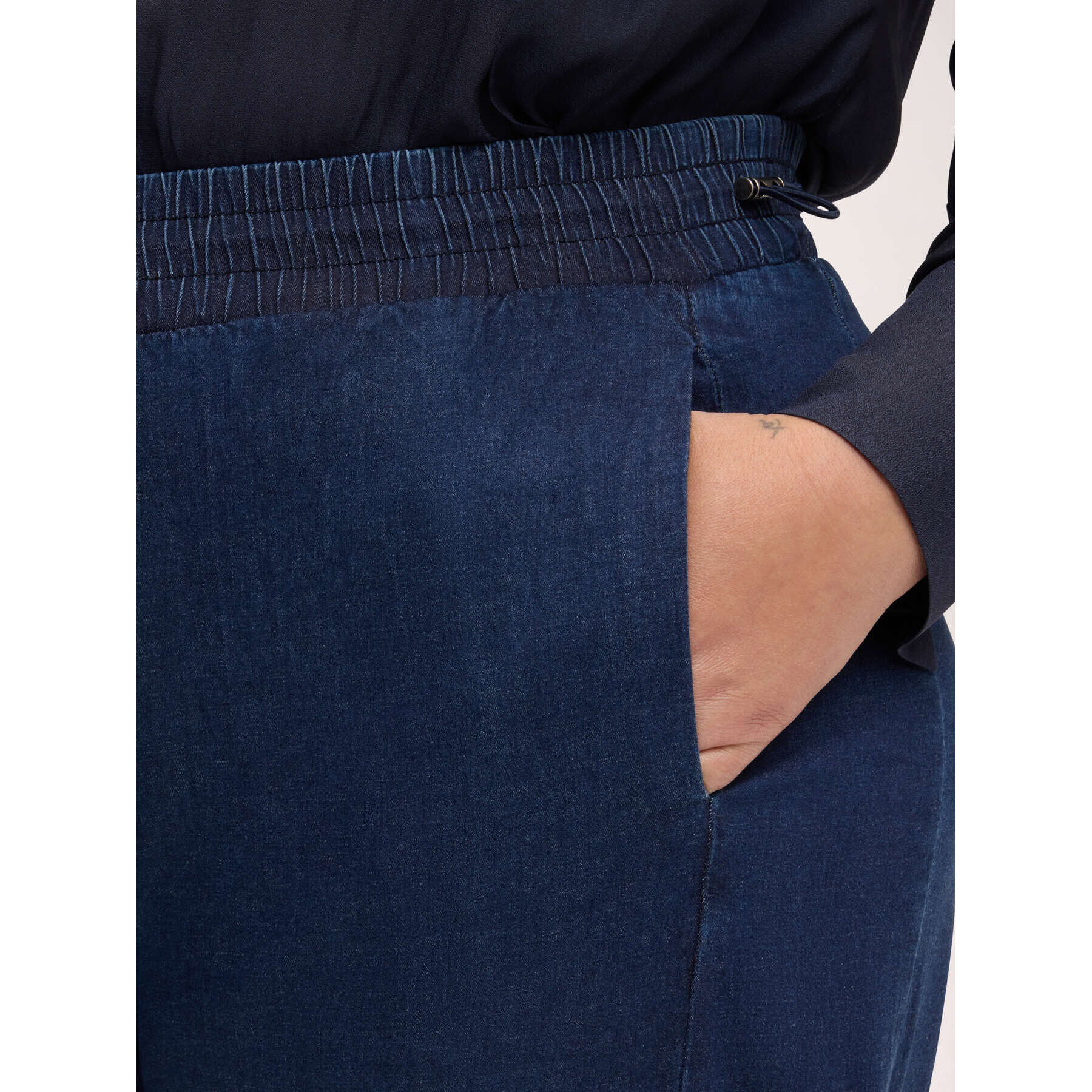 Fiorella Rubino - Jeans Balloon con cordón - Azul