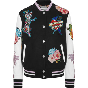 PHILIPP PLEIN Leather Bomber HAWAII
