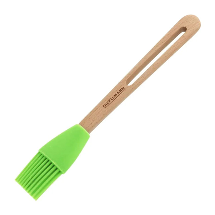 Pinceau de cuisine et de pâtisserie 26 cm en poils silicone Fackelmann Nature