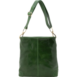 Borsa a spalla da donna - Modello False - 100% pelle - 32.0 x 32.0 x 11.0 cm