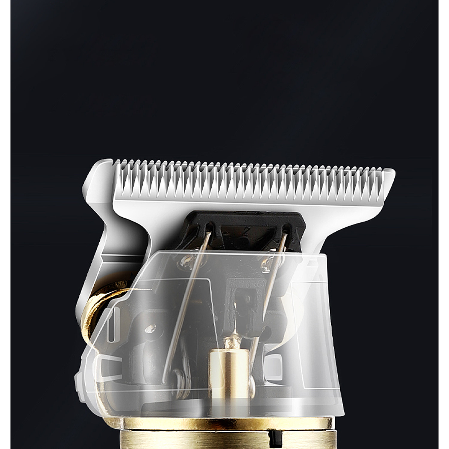 Recortador perfilador para pelo y barba LM-800. Diseño vintage completamente metálico. Con peines de 1 a 4mm y juego de accesorios. Batería recargable.