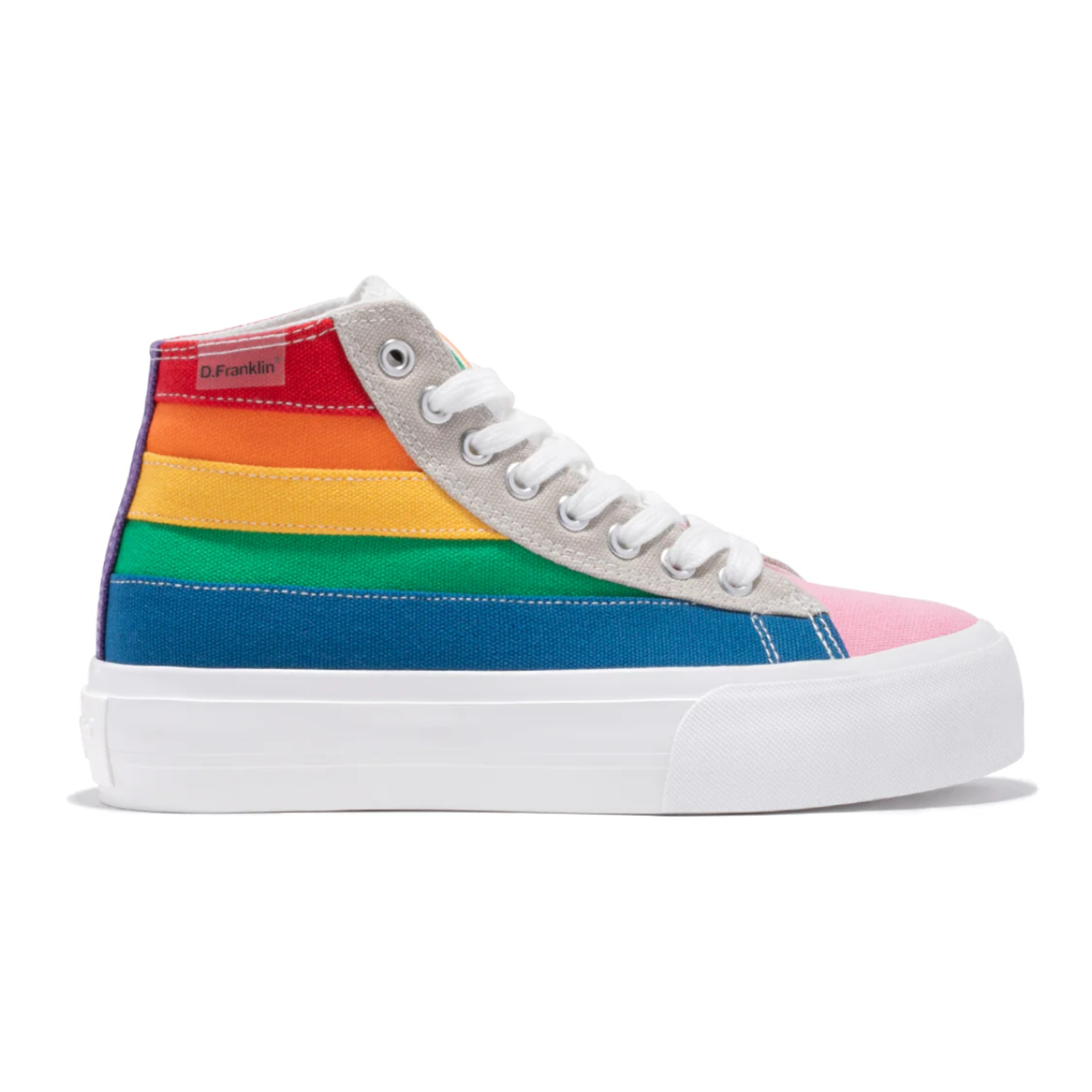 Zapatillas Altas Mujer One Way Patch Live Special Edition en Multicolor D.Franklin