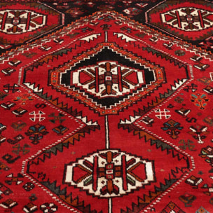 Tapis d'orient au motif oriental, noué à la main en laine