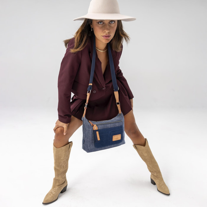 Bolso Bandolera Mujer Veg/Pu Lois Abilene Denim