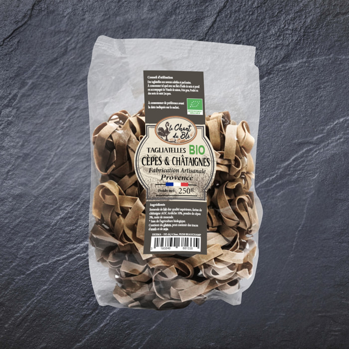 Tagliatelle Châtaignes & Cèpes - 250g - France