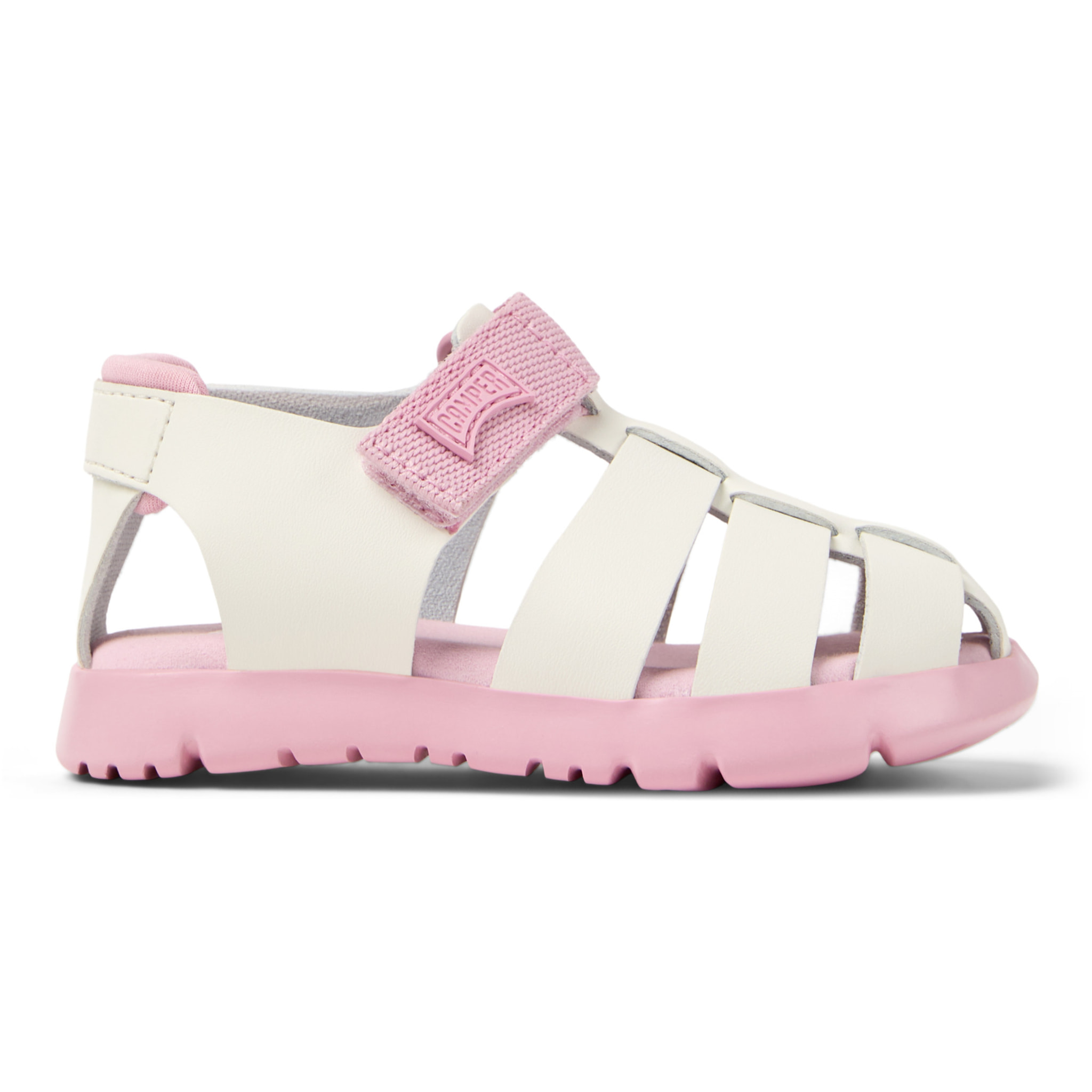 Sandali - CAMPER Oruga Sandal - Beige - Pelle scamosciata