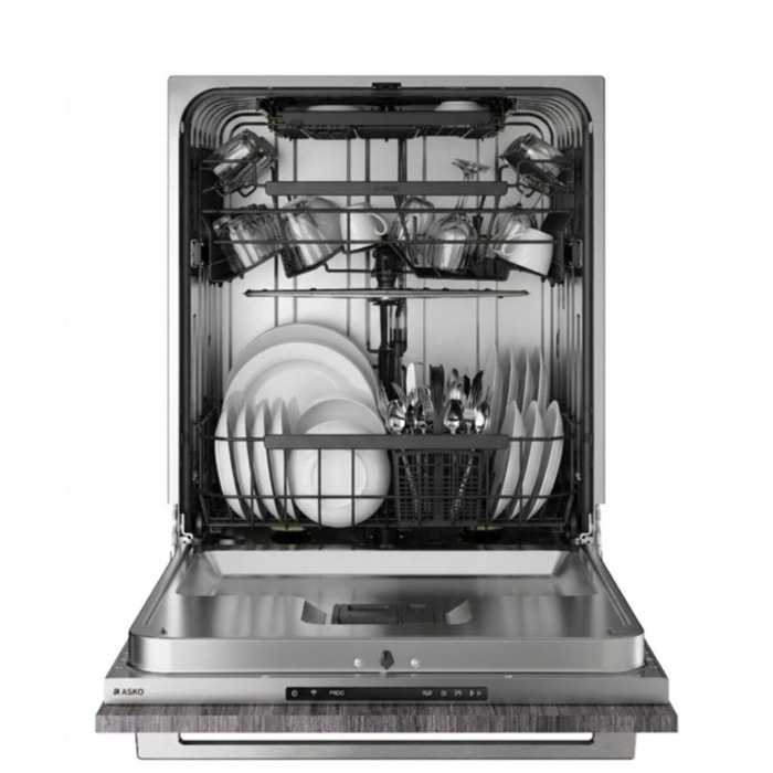 Lave vaisselle encastrable ASKO DSD544B écran tactile et bras de lavage inox
