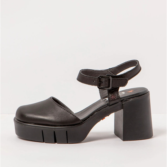 Sandalias con tacón 1991 NAPPA BLACK / EIVISSA color Black