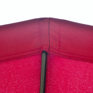 Sombrilla Terraza Exterior Ø250 cm Sombrilla de Jardín con Ángulo Inclinable y Manivela Impermeable Parasol para Patio Terraza Rojo Burdeos