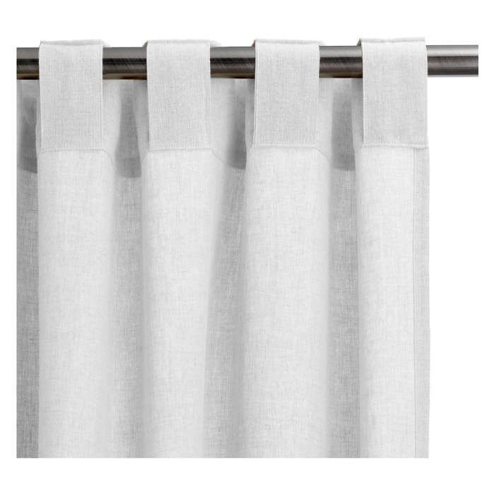 Rideau stonewashed Zeff à pattes