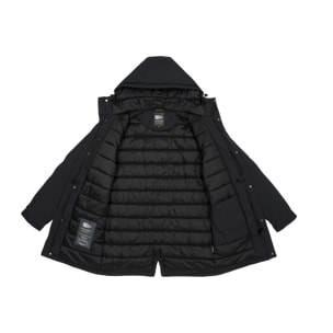 Parka LATEMAR acolchada impermeable negro