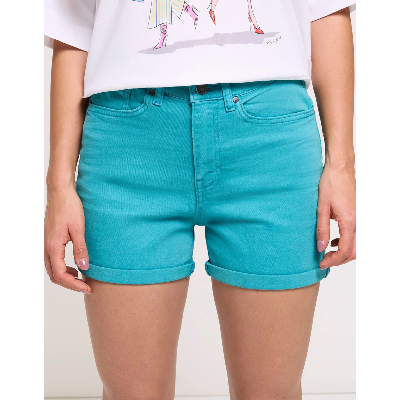 Bermuda Denim Turquesa - Orce