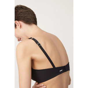 Reggiseno imbottito nero senza ferretto