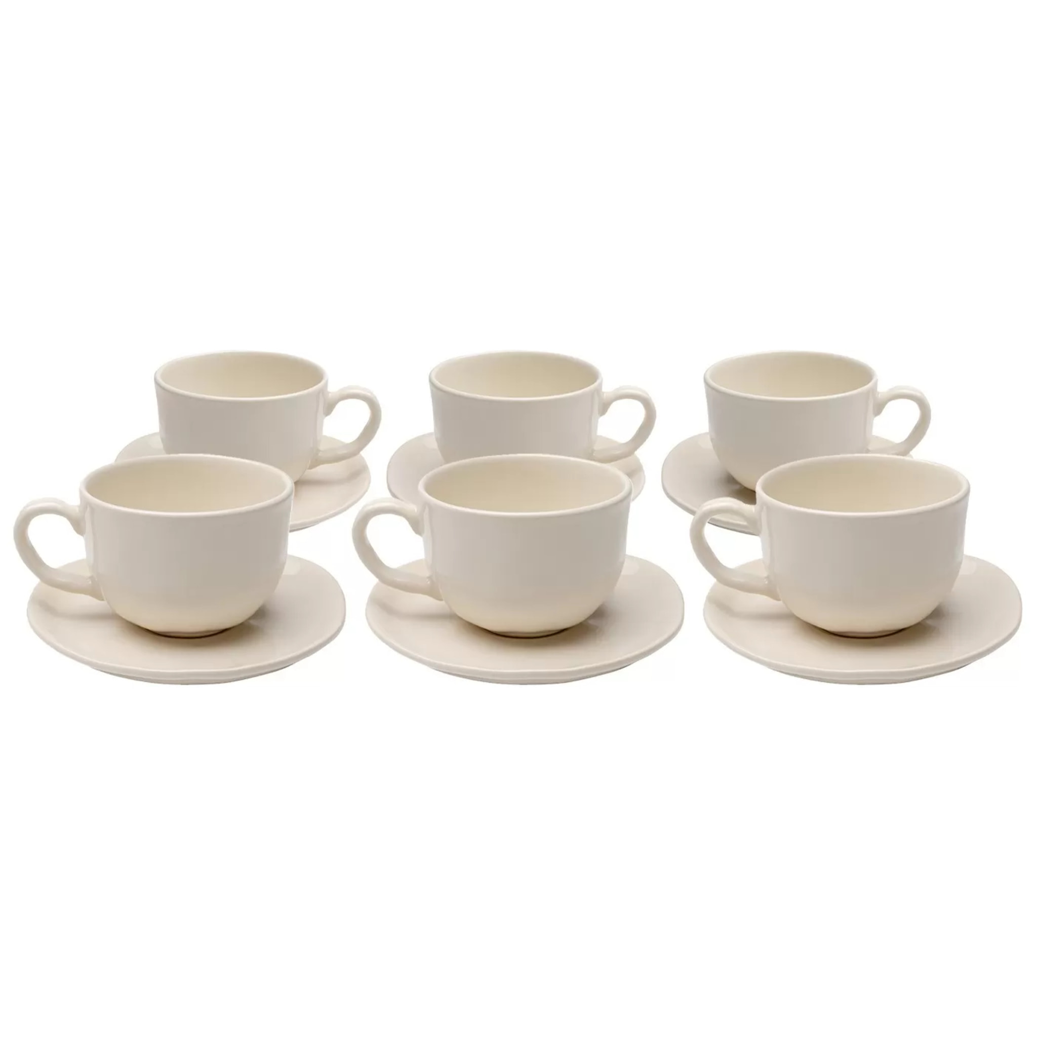 Tasses à café Organic crème set de 6 Kare Design