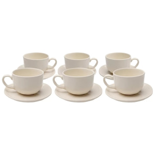 Tasses à café Organic crème set de 6 Kare Design