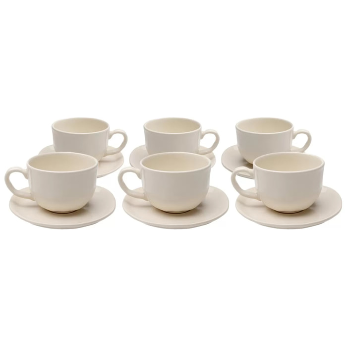 Tasses à café Organic crème set de 6 Kare Design