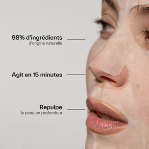 Beauty to Go - Masque Coton Hydratant x 3