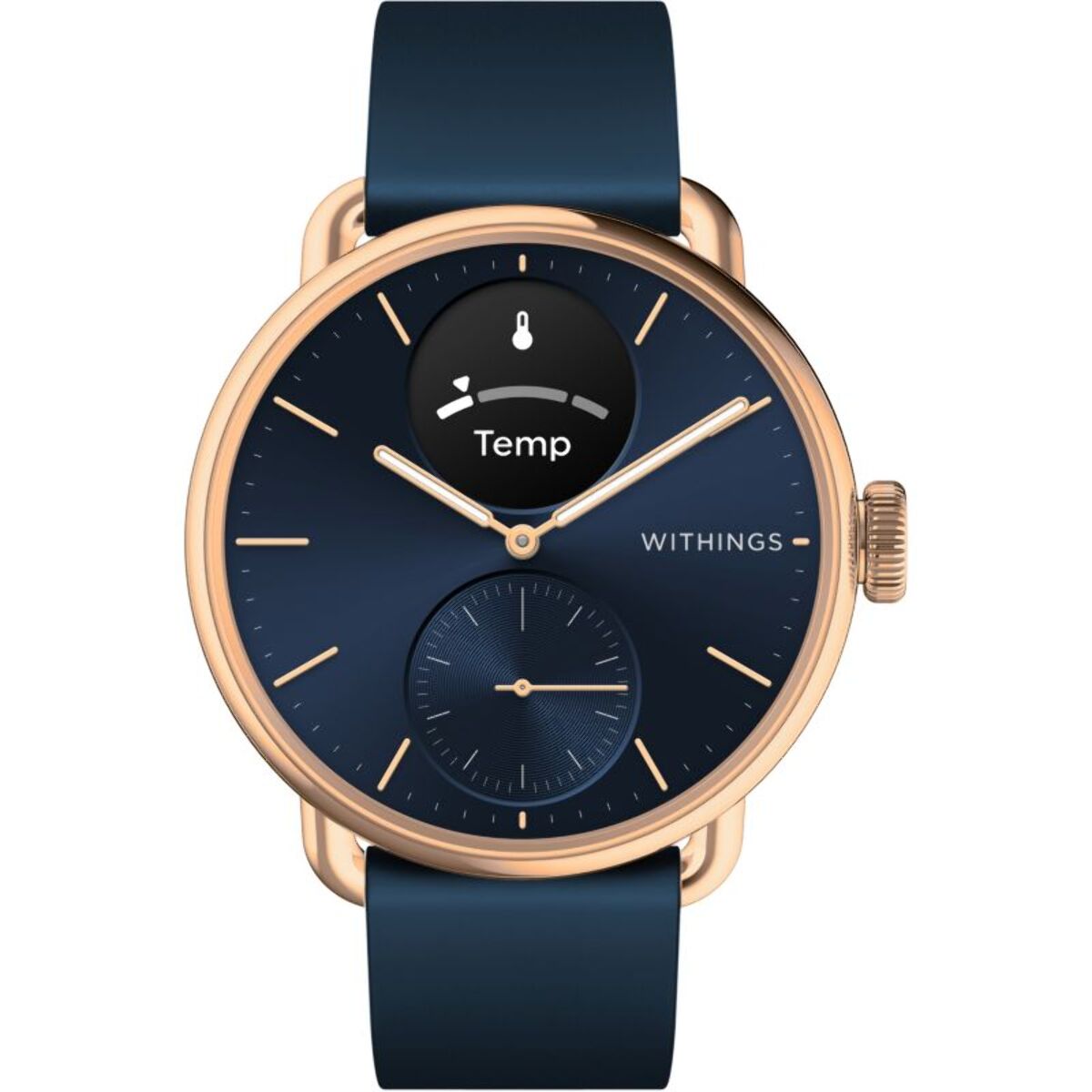 Montre santé WITHINGS Scanwatch 2 38mm Rose Gold Bleue