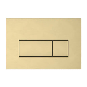 Loop Square by Siko Plaque de déclenchement, or brossé (740-2325)
