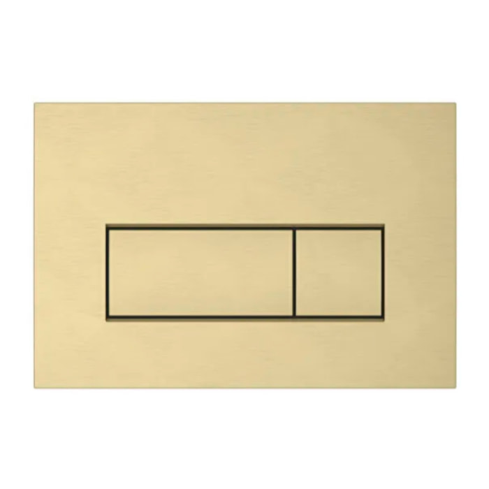 Loop Square by Siko Plaque de déclenchement, or brossé (740-2325)
