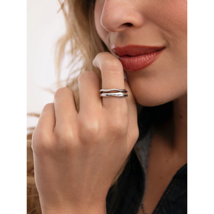 Pack 2 Anillos Nea Acero