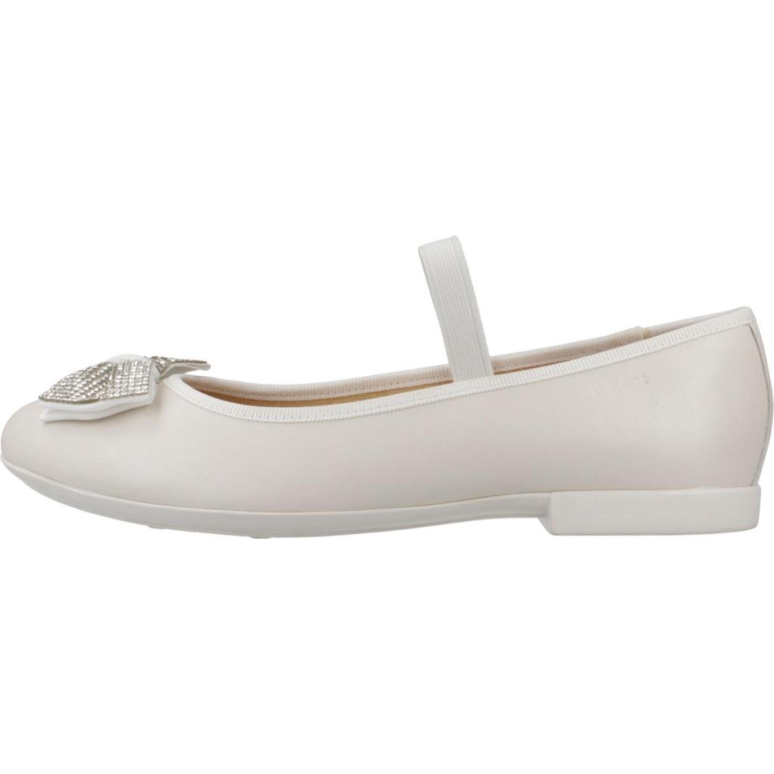 Zapatos Niña de la marca GEOX  modelo JR PLIE BLANCO