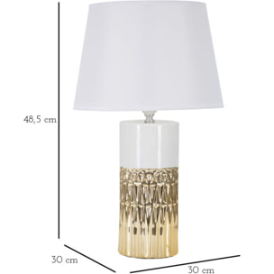 LAMPADA DA TAVOLO GLAM ELEGANT CM Ø 30X48,5