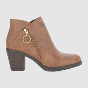 Botines - Cuero - Tacón: 7 cm