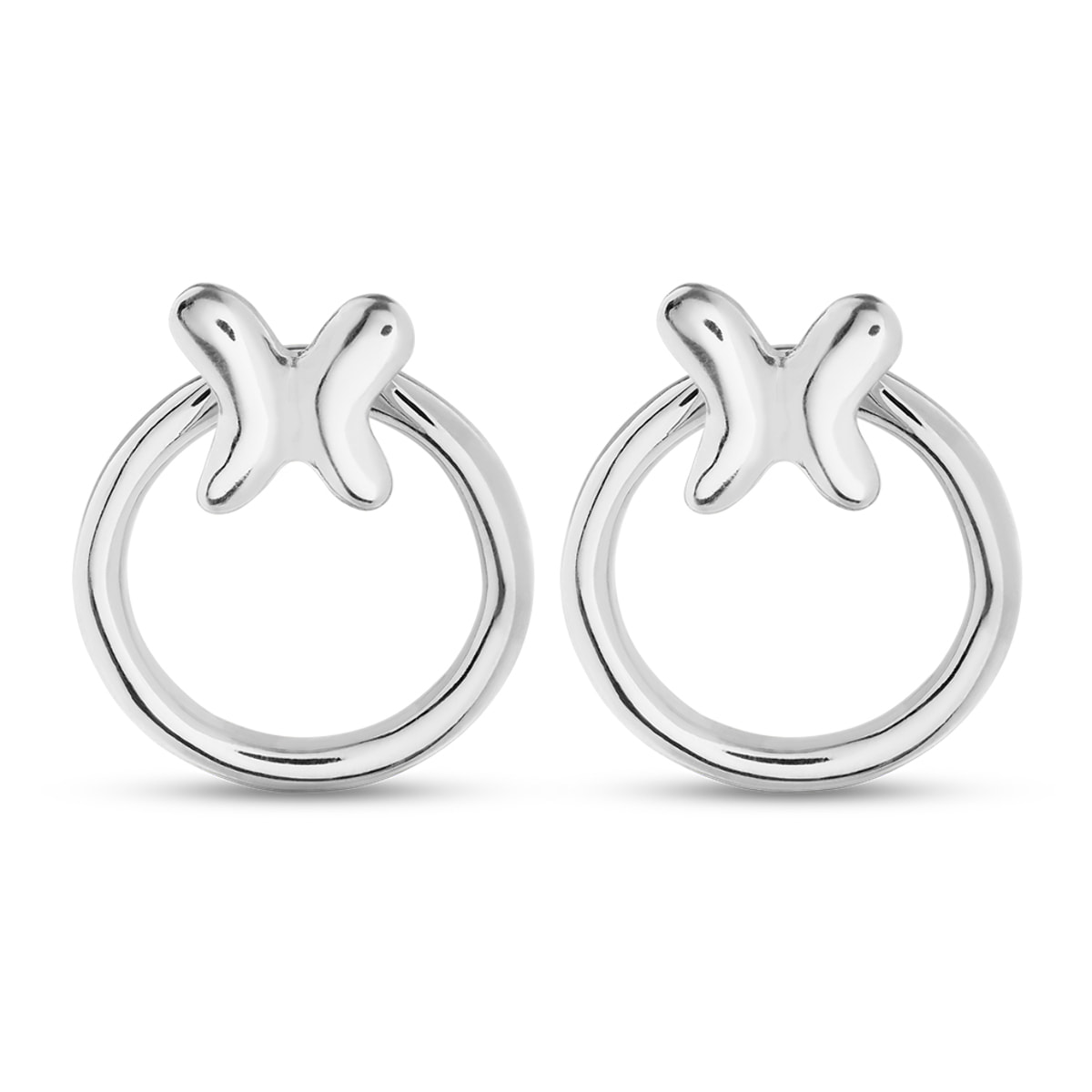 Pendiente Butterfly effect PLATEADO U