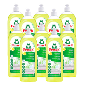 Pack 10x Lavavajillas limón Eco Frosch 750 ml