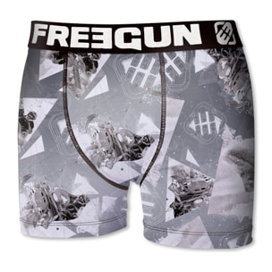 Calzoncillo boxer freegun color gris para niño