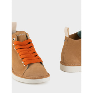 POLACCHINO P01 UOMO IN SUEDE BISCOTTO-ARANCIO BRUCIATO