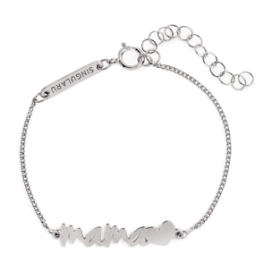 Bracelet Mama Heart Argent