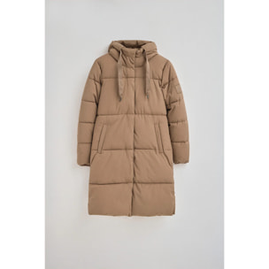 Chaqueta Anne camel con logo Polo Club