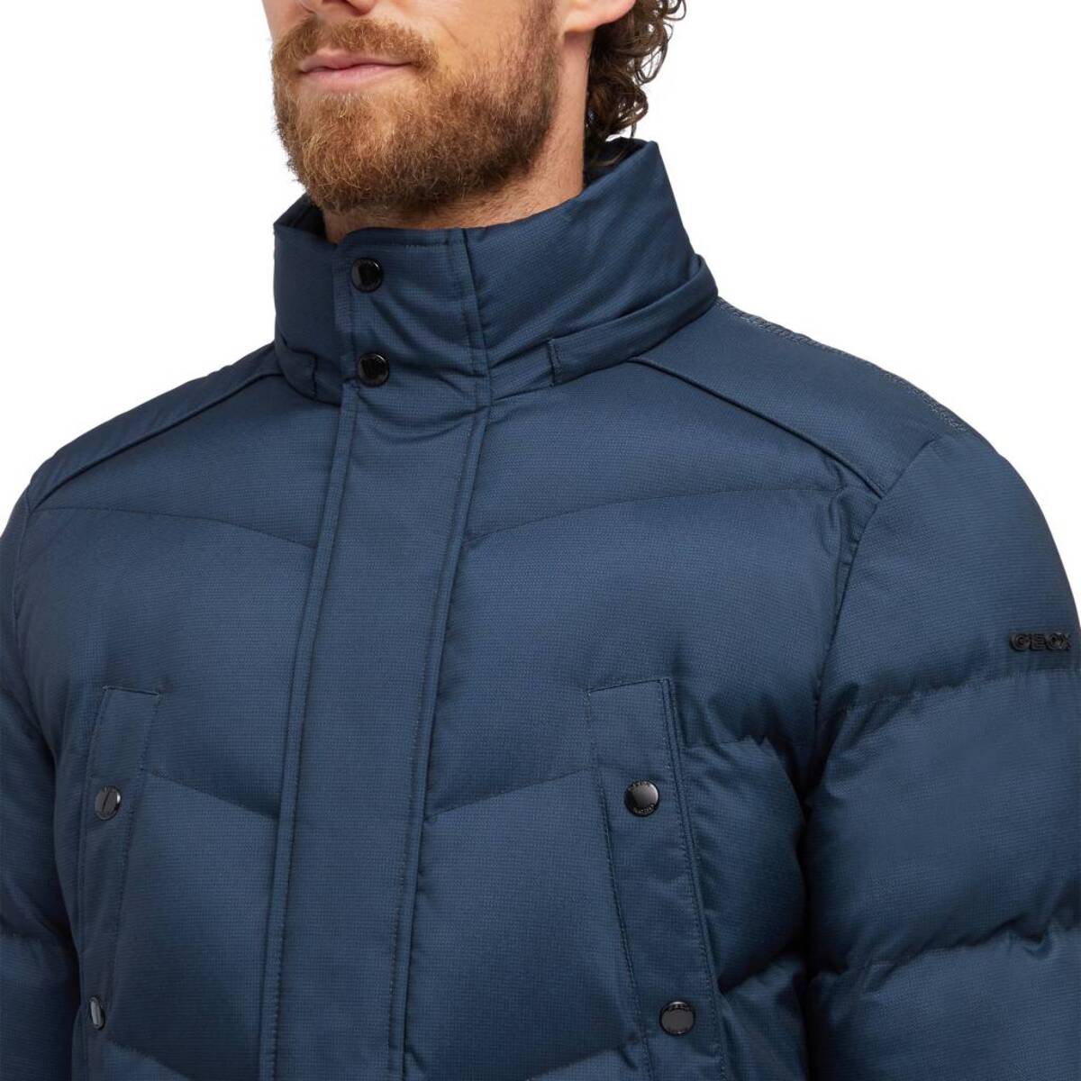 Abrigos Hombre de la marca GEOX  modelo M SANDFORD AZUL