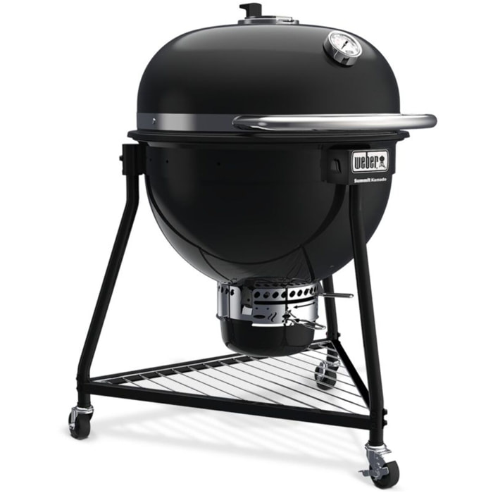 Kamado WEBER Summit E6 black sur pieds 61 cm
